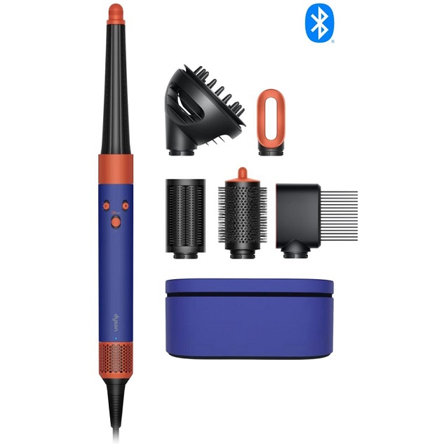 سشوار برس دار حالت دهنده دایسون مدل Dyson Airwrap i d  HS08 Vinca blue Topaz